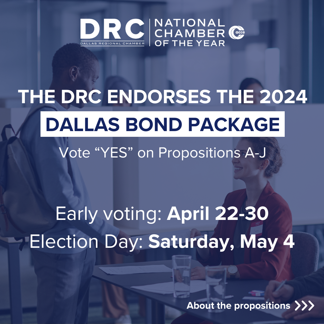 Invest in Dallas’ future in May 4 bond election | Dallas Regional Chamber
